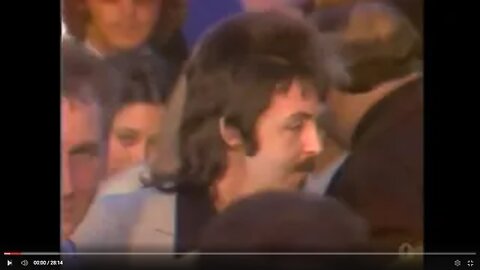 Paul McCartney? The Opening of the Academy Awards, 1974 Oscars Los Angeles, California