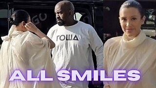 Bianca Is All Smiles With Hubby Kanye Ye West