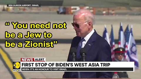BIDEN- You Need Not Be a Jew to be a Zionist