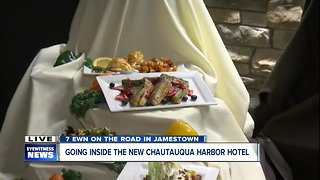 Delicious food at the Chautauqua Harbor Hotel