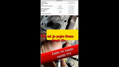 Zašto mi lupaju ventili? Pas mi je pojeo frezu-2.dio