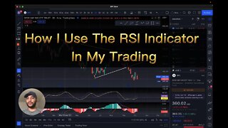 How I Use the RSI Indicator in my trading!!