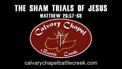 December 3, 2023 - The Sham Trials of Jesus