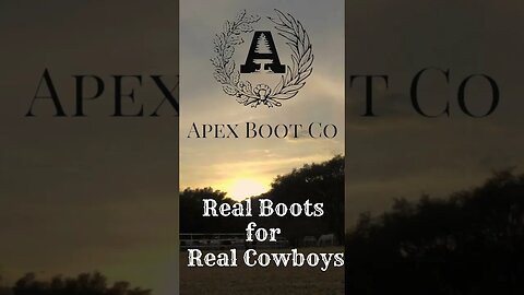 Real Boots for Real Cowboys Apex Boots Co #cowboyboots #smalltownamerica