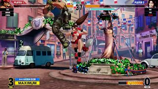 Athena Vs Rambo from King of Fighters.