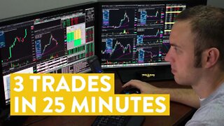 [LIVE] Day Trading | 3 Stock Trades in 25 Minutes