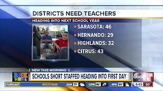 Teachers still needed at several Tampa Bay area school districts
