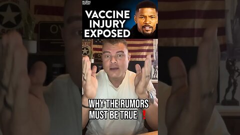 WHY RUMORS MUST BE TRUE - Jamie Foxx vaccine injury claims - blind paralysed ?! #hollywoodnews