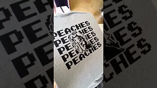 Our “PEACHES” design is the latest shirt release in the shop… it’s probably also Jared’s favorite 🤣