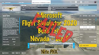 MSFS2020 Bush Trip Nevada Leg 5 Fail