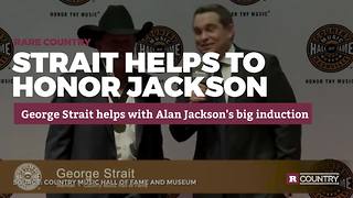 George Strait honors Alan Jackson | Rare Country
