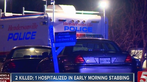 2 Killed, 1 Injured In Stabbing