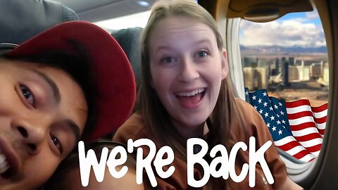 Flying back to the US | Travel vlog