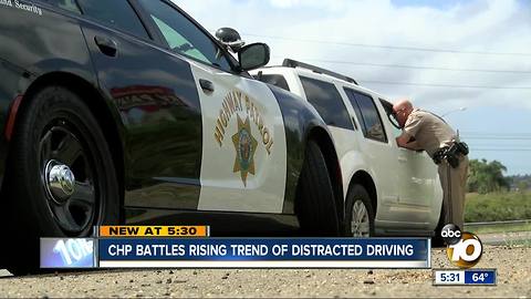 CHP on high alert for "Distracted driving awareness month"