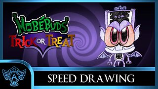 Speed Drawing: MobéBuds Trick or Treat - Gasgoile | A.T. Andrei Thomas 2023