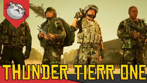 Combate Militar REALISTA e Comando de Esquadrão - Thunder Tier One [Gameplay Português PT-BR]