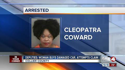 Deputies: Woman Buys Damages Car, Attempts Claim