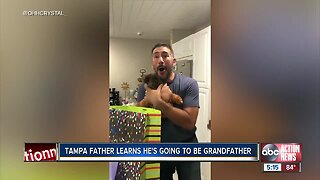 Tampa dad surprised on Father's Day with news he will be grandfather