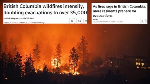 Canada: As fires rage in British Columbia, more residents prepare for evacuations