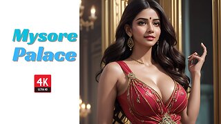 4k Ai Lookbook Girl l Bollywood Bombshell | Mysore Palace Karnataka #ailookbookgirl #aibeauty