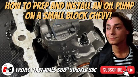 Crucial Step! How to Prep and Install an Oil Pump on a Small Block Chevy! #howto