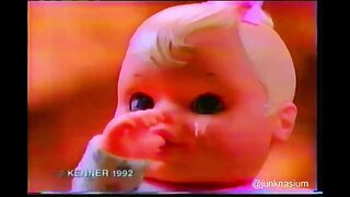 "Newborn Baby Alive Cries When She Needs You" 90's Babydoll Toy Commercial (1993)