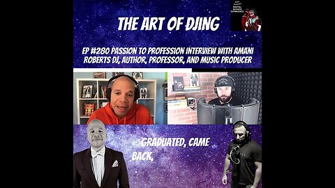 The Art Of DJing - Clip From Ep 280 Passion to Profession Amani Roberts DJ, Author, Professor