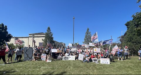 "Trust the Parents" Rally Schaumburg Il 15 Aug 2021