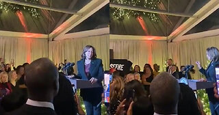 Dem Lawmaker Screams Over Kamala Harris' Holiday Party Speech, Igniting Response