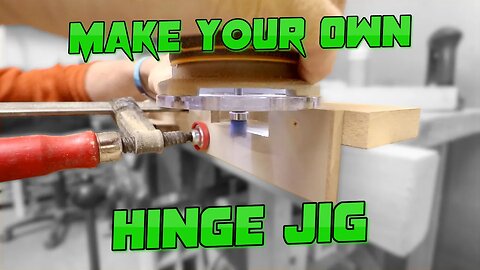 The Perfect Router Hinge Jig you can make in 5 minutes!