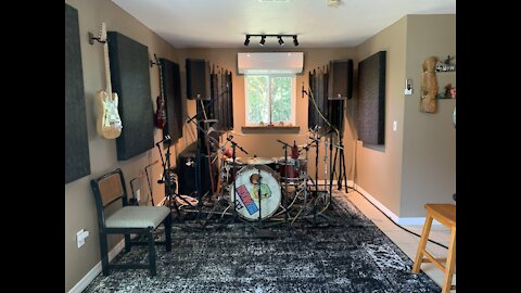 Session drummer recording studio