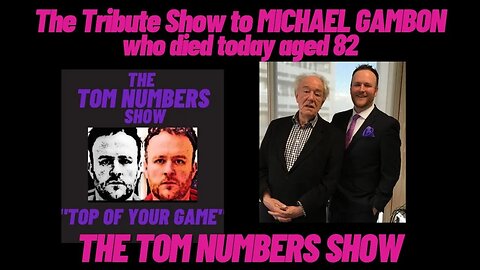 MICHAEL GAMBON dies aged 82… Here he is on The Tom Numbers Show… You are one in a million💔🎬🕊️👍🏼