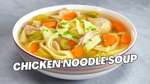 Homemade CHICKEN NOODLE SOUP. Easy Soup Recipe by Always Yummy!