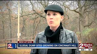 Illegal dump sites growing on Cincinnati Hill