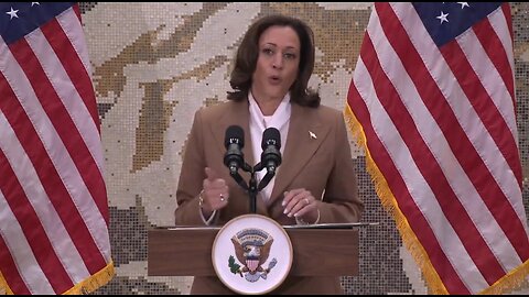 Kamala Tells Israel What To Do After War is Over