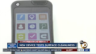 New device tests cleanliness of surfaces