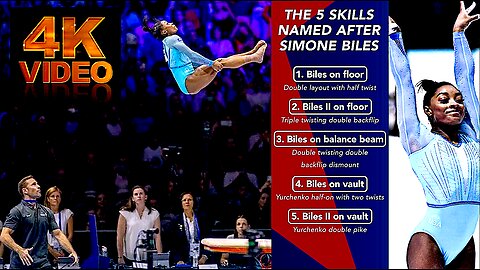 The Five Insane Skills Named After Queen Biles (NBC.USG.HV.4K)