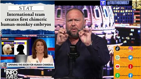 Alex Jones On Opening The Doors To Human Chimeras, Clip