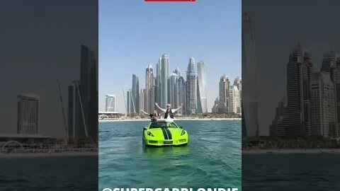 Watch These (Insane Supercar) Blondie Car Driving On Water!😵🤩
