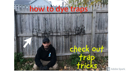 how to dye traps