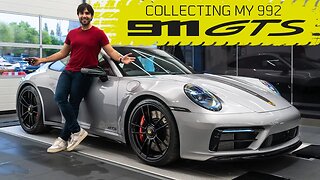 IT’S HERE! Collecting my 911 Carrera GTS 992 from Porsche!