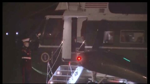 Joe Biden Hits Head Coming Off Marine One