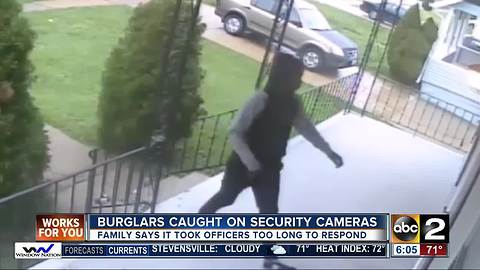 Baltimore family says it took city police too long to respond to burglary call