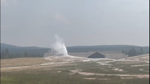 volcanic eruptions in national park USA