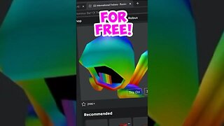 🤩😱 Roblox Is Giving Away This FREE DOMINUS Right NOW!?... #roblox #shorts