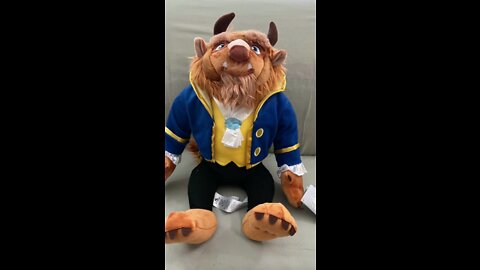 Disney Parks Beast from Beauty and the Beast Large Plush Doll #shorts