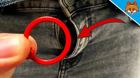 THEREFORE you should wrap a KEY RING around your ZIPPER 💥 (GENIUS trick) ⚡️