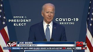 President-elect Joe Biden calls for unity against COVID-19