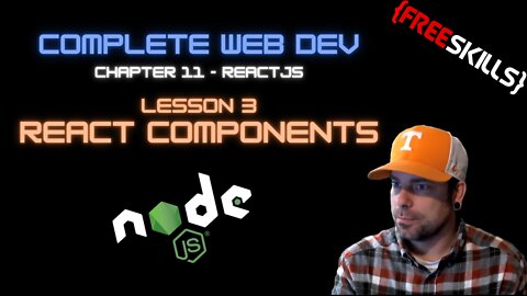 Web Dev 11 - 3 React Components