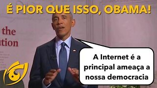 Obama diz que democracia está em risco por causa da internet | Visão Libertária | ANCAPSU